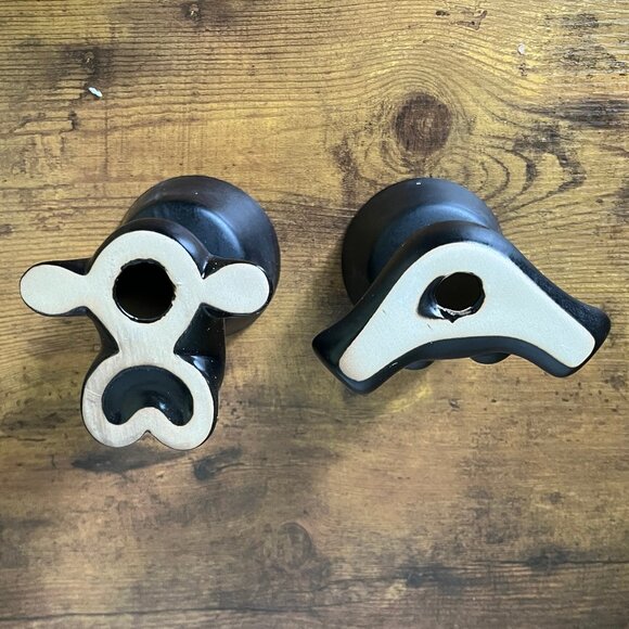 Ceramic Candle Holder 2 Pieces - Picture 4 of 6